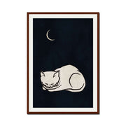 Chestnut Axis Cat Wall Art Print — gallery image 65