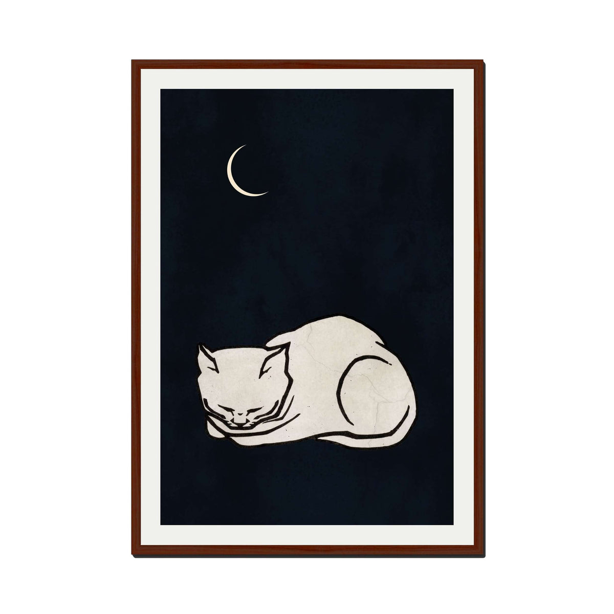 Chestnut Axis Cat Wall Art Print — gallery image 65