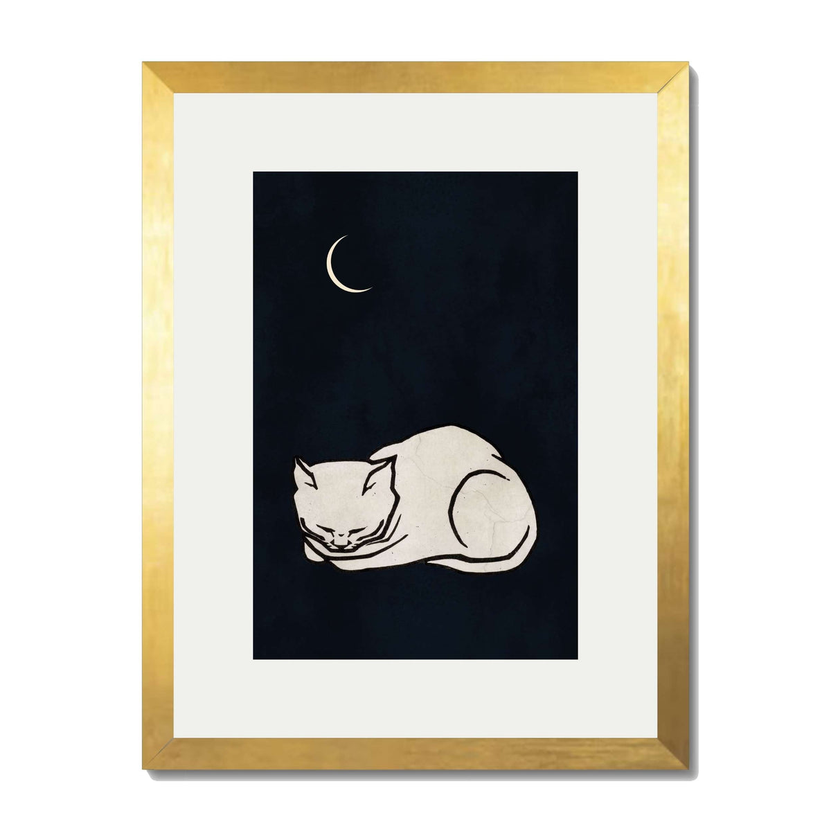 Chestnut Axis Cat Wall Art Print — gallery image 44