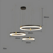 Oakley Axis Acrylic Ring Chandelier — gallery image 18