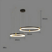 Oakley Axis Acrylic Ring Chandelier — gallery image 17