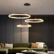 Oakley Axis Acrylic Ring Chandelier — gallery image 5