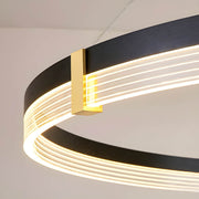 Oakley Axis Acrylic Ring Chandelier — gallery image 12