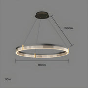 Oakley Axis Acrylic Ring Chandelier — gallery image 27
