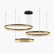 Oakley Axis Acrylic Ring Chandelier — gallery image 1