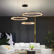 Oakley Axis Acrylic Ring Chandelier — gallery image 4
