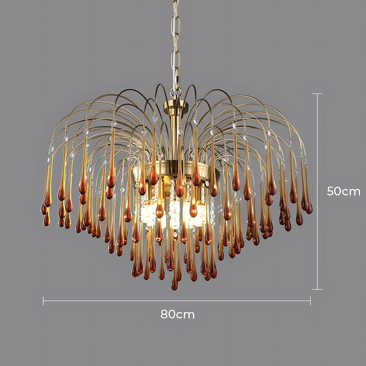 Hawick Axis Crystal Arched Chandelier — gallery image 15