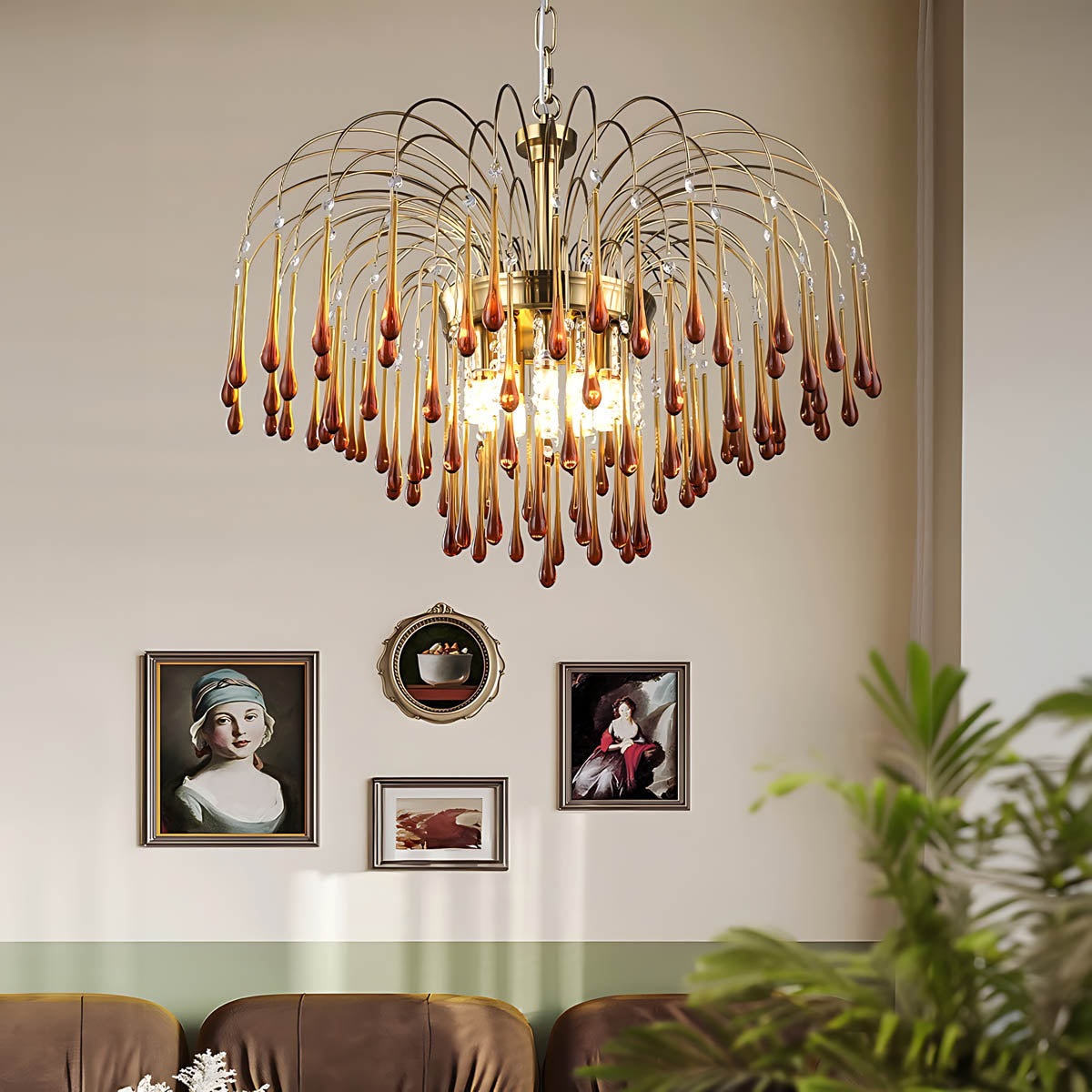 Hawick Axis Crystal Arched Chandelier — gallery image 6