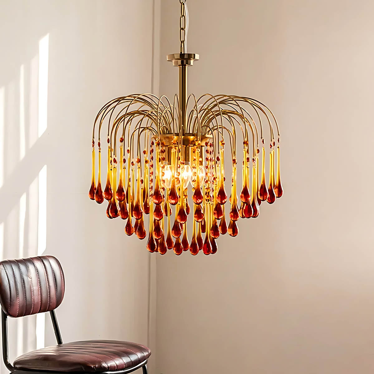 Hawick Axis Crystal Arched Chandelier — gallery image 8