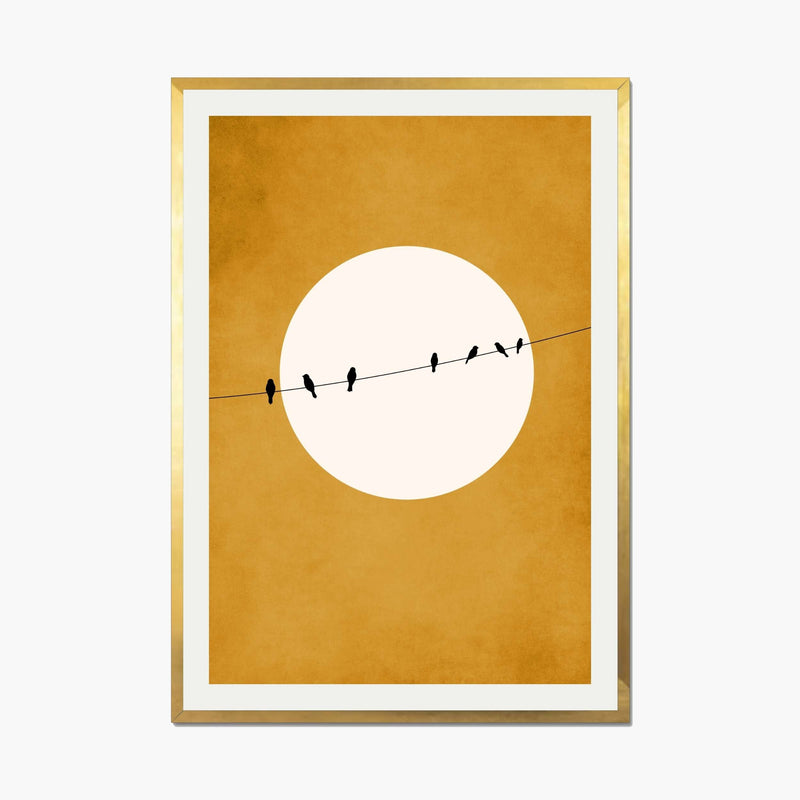 Asterwood Axis Bird Wall Art Print — gallery image 1