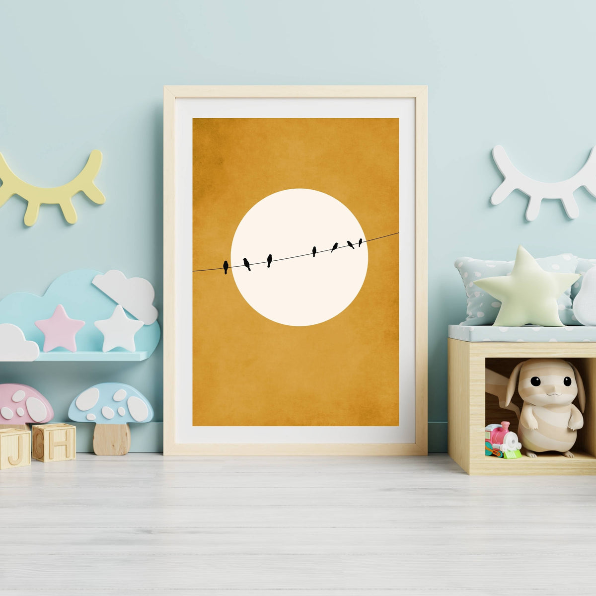 Asterwood Axis Bird Wall Art Print — gallery image 17