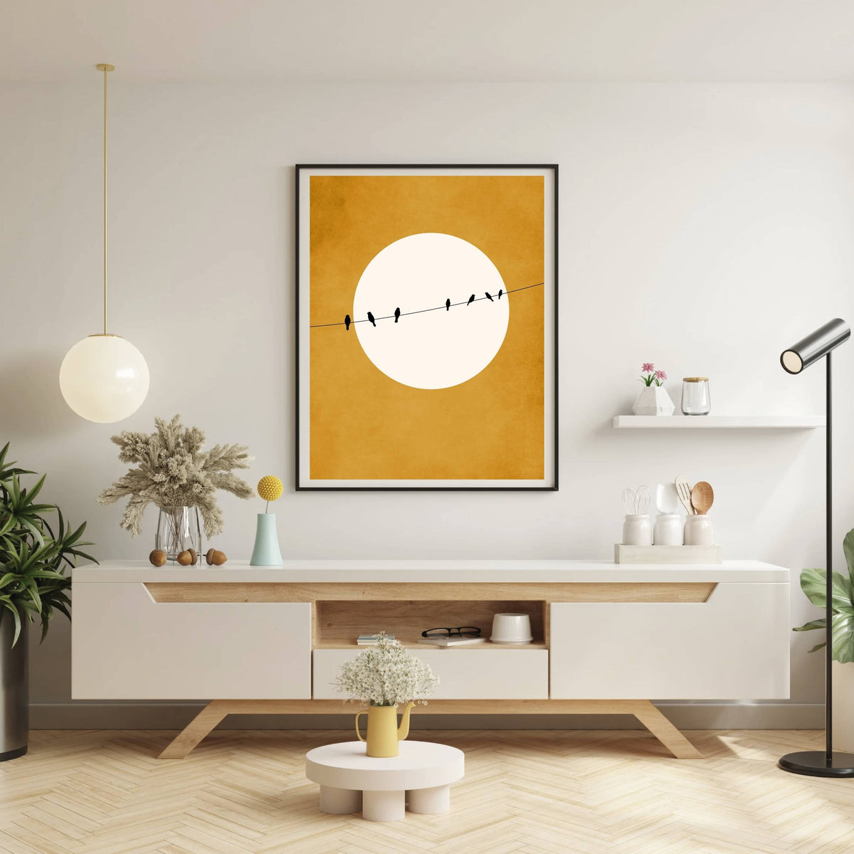 Asterwood Axis Bird Wall Art Print — gallery image 13