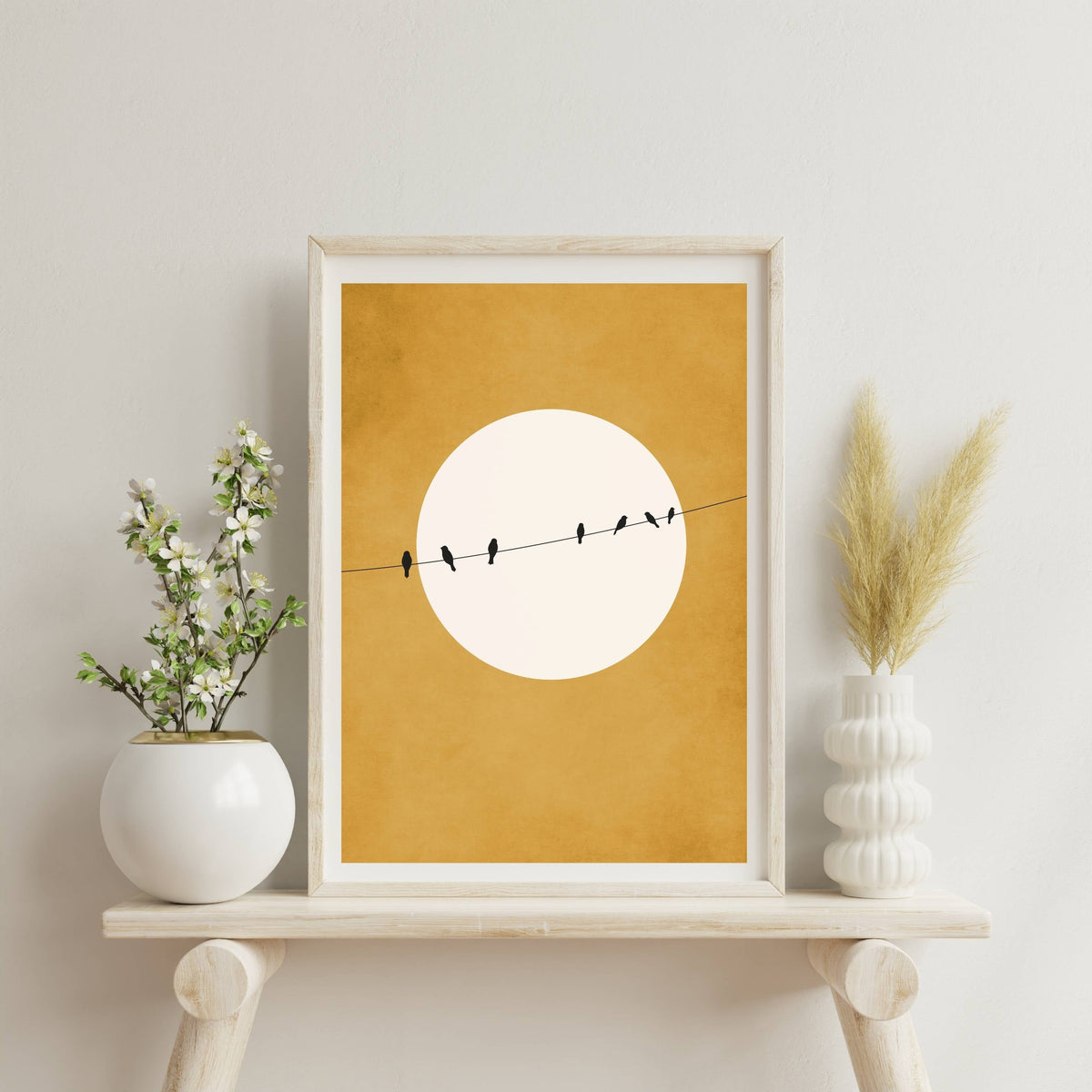 Asterwood Axis Bird Wall Art Print — gallery image 2