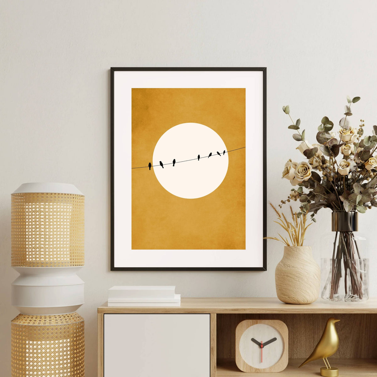 Asterwood Axis Bird Wall Art Print — gallery image 6