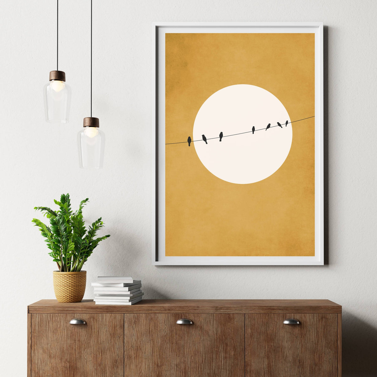 Asterwood Axis Bird Wall Art Print — gallery image 5
