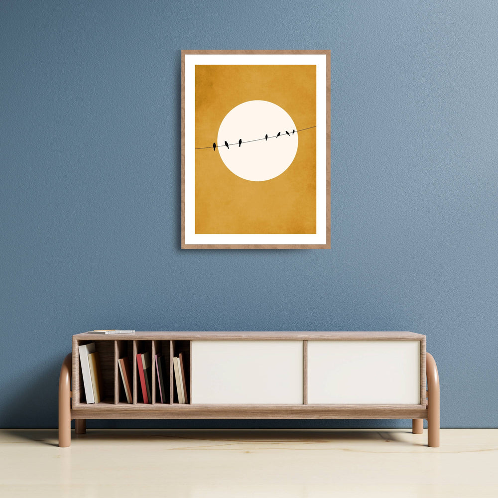 Asterwood Axis Bird Wall Art Print — gallery image 4