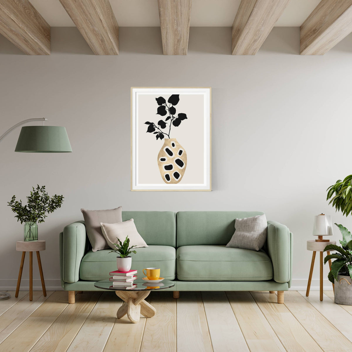 Beechwood Axis Botanical Wall Art Print — gallery image 2