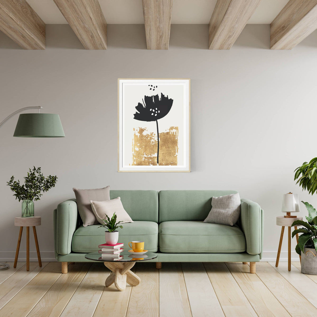 Bayberry Axis Poppy Wall Art Print — gallery image 16