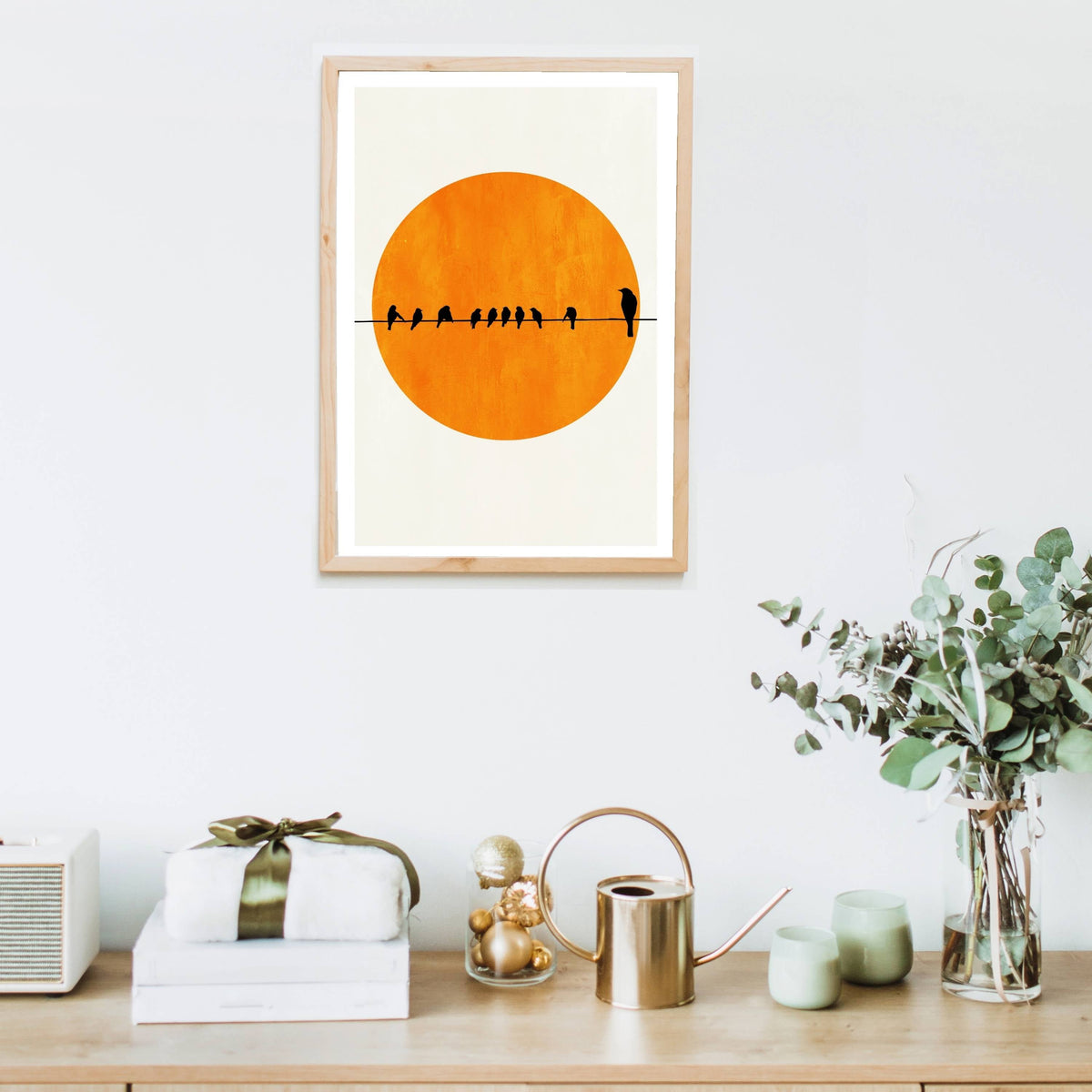 Laurelwood Axis Bird Wall Art Print — gallery image 11