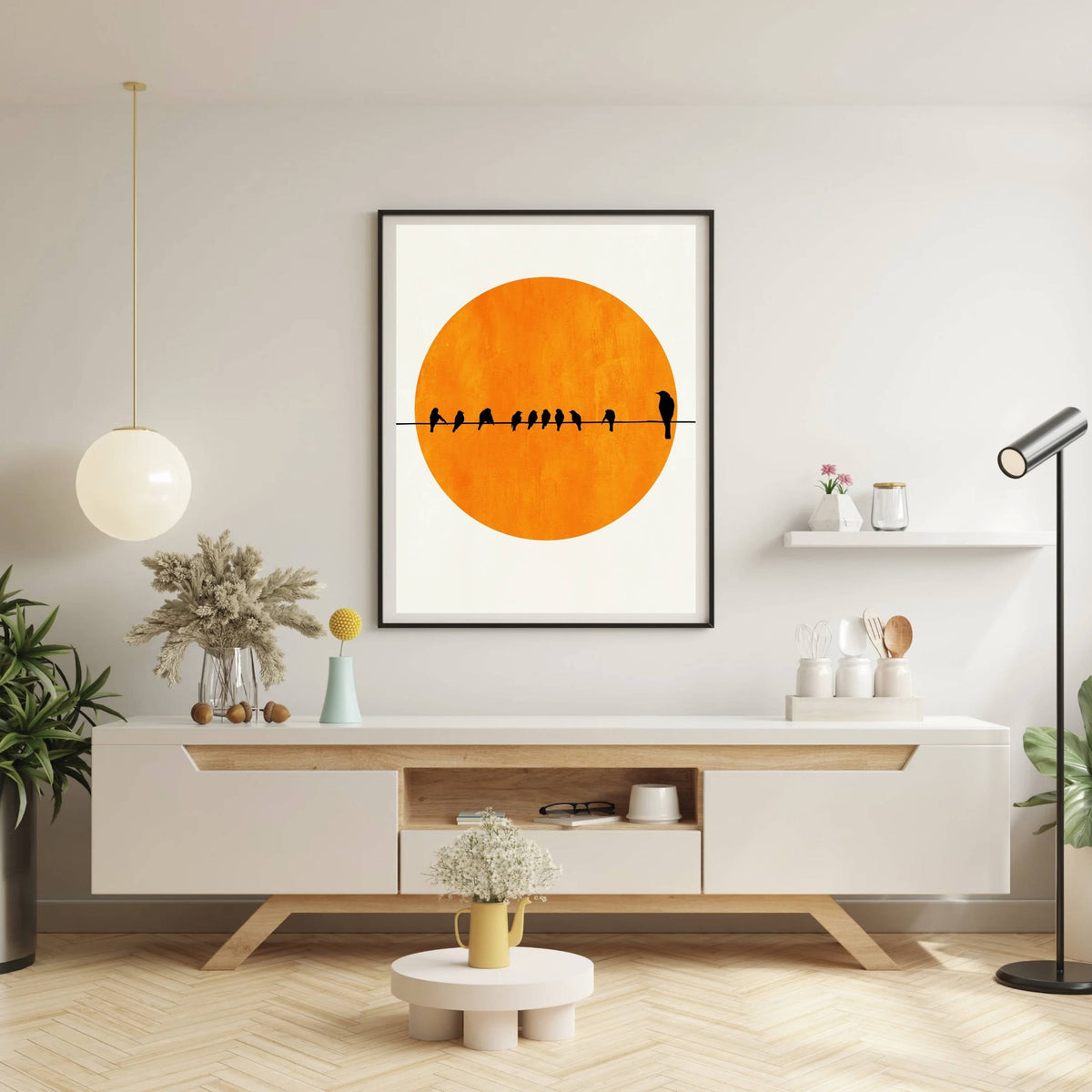 Laurelwood Axis Bird Wall Art Print — gallery image 9