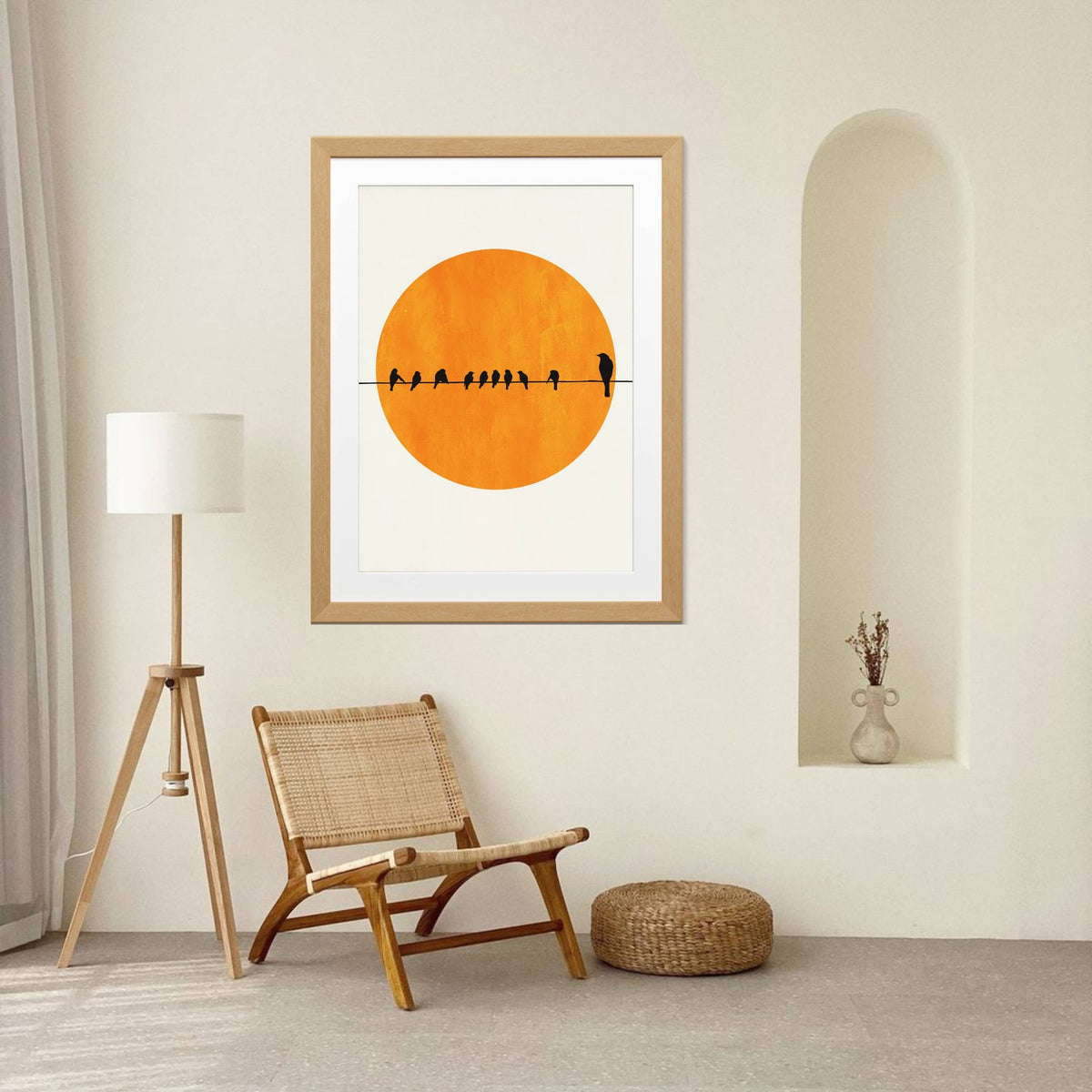 Laurelwood Axis Bird Wall Art Print — gallery image 8