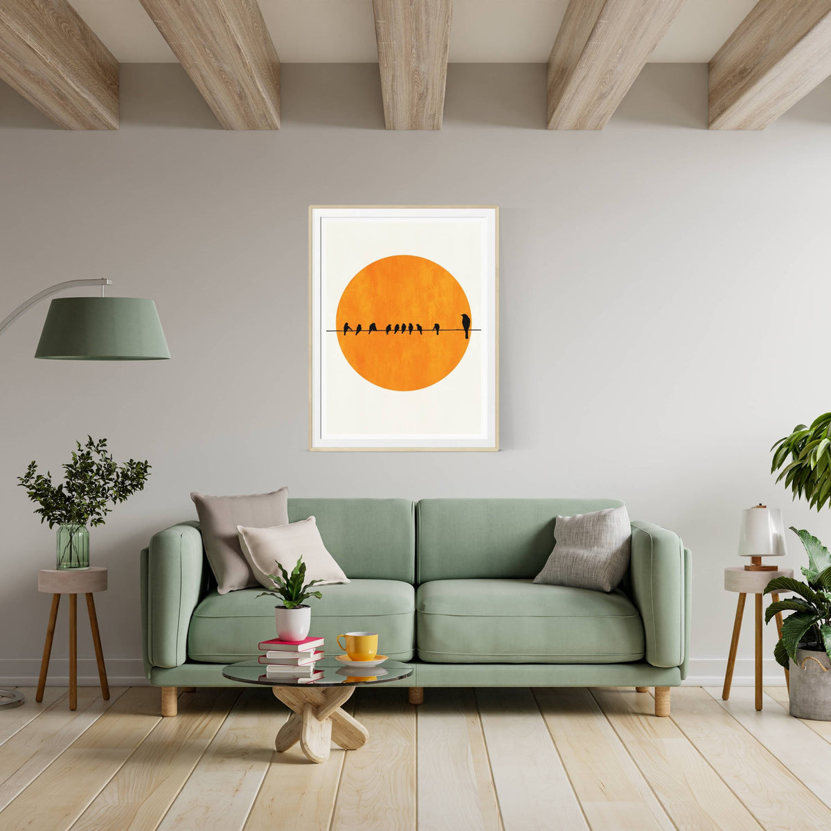 Laurelwood Axis Bird Wall Art Print — gallery image 18