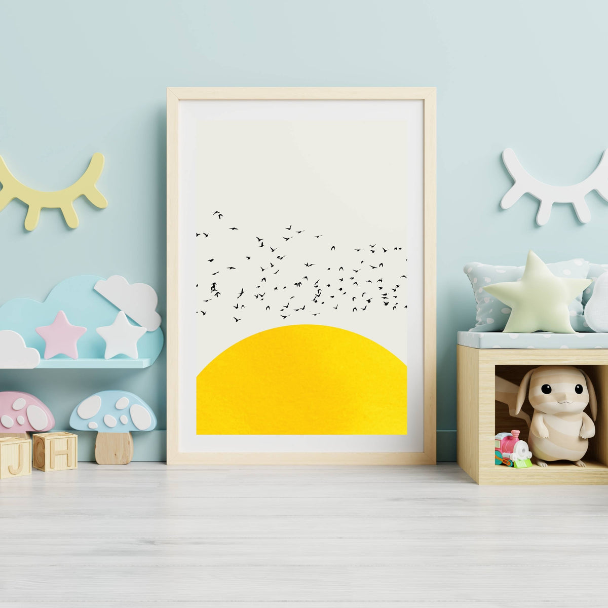 Kingsley Axis Bird Wall Art Print — gallery image 15