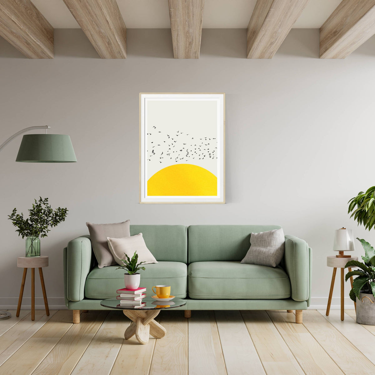 Kingsley Axis Bird Wall Art Print — gallery image 9