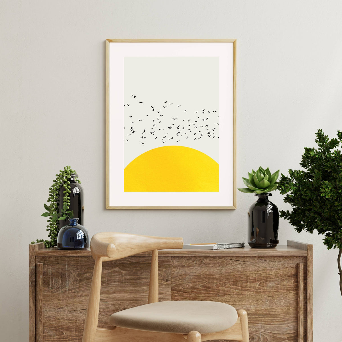 Kingsley Axis Bird Wall Art Print — gallery image 16