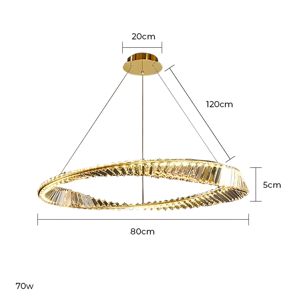 Riverton Axis Crystal Spiral Chandelier — gallery image 13