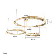 Riverton Axis Crystal Spiral Chandelier — gallery image 21