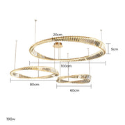Riverton Axis Crystal Spiral Chandelier — gallery image 22