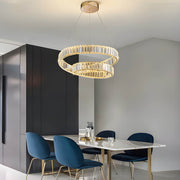 Fielding Axis Crystal Linear Chandelier — gallery image 4