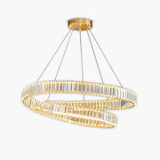 Fielding Axis Crystal Linear Chandelier — gallery image 1