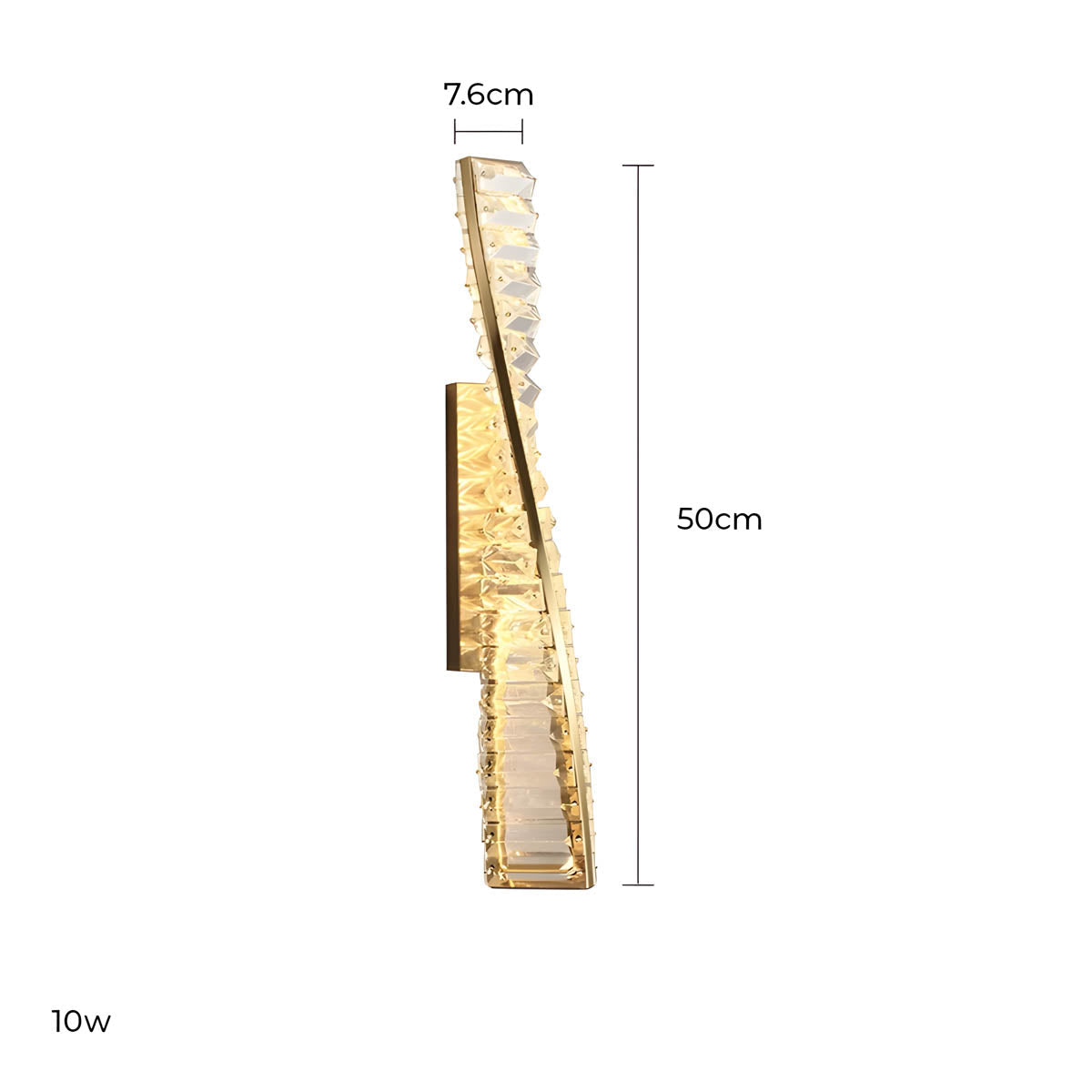 Fielding Axis Crystal Linear Chandelier — gallery image 14