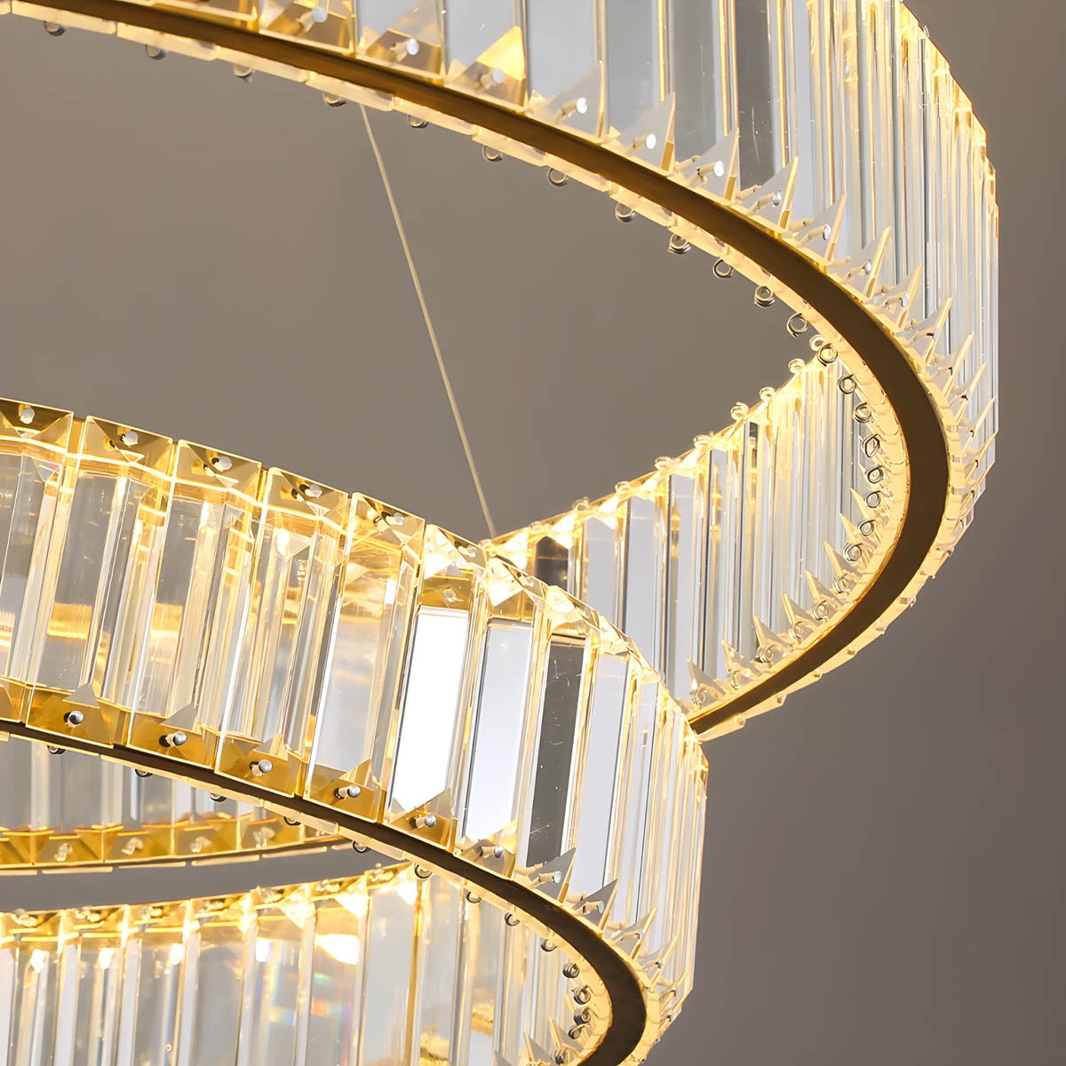Fielding Axis Crystal Linear Chandelier — gallery image 13