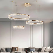 Brookfield Axis Aluminum Ring Chandelier — gallery image 5