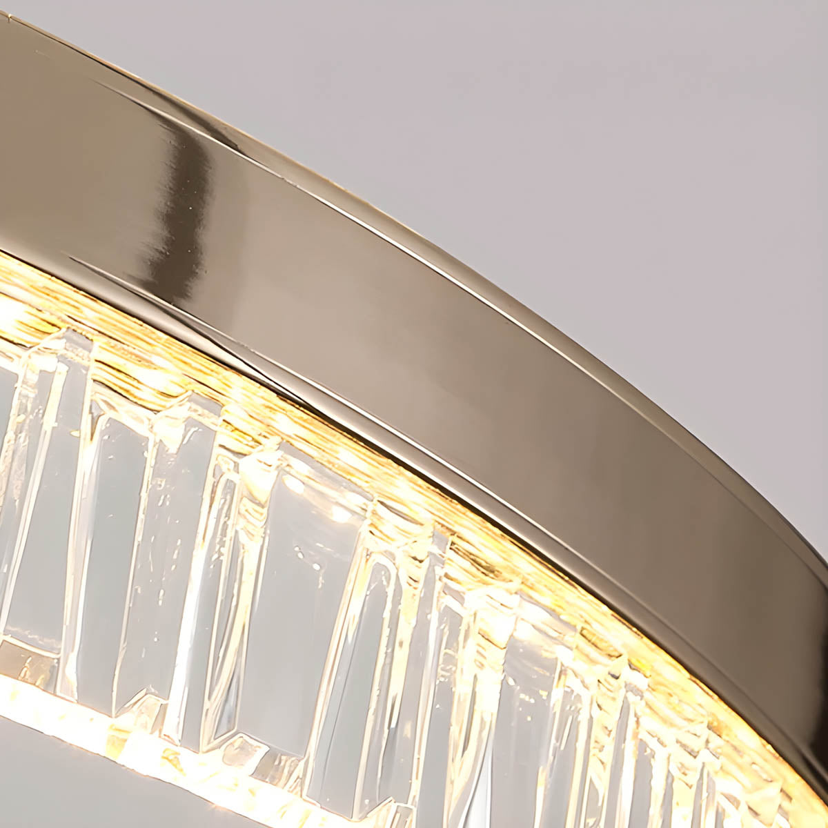 Brookfield Axis Aluminum Ring Chandelier — gallery image 8