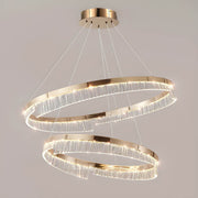 Brookfield Axis Aluminum Ring Chandelier — gallery image 6