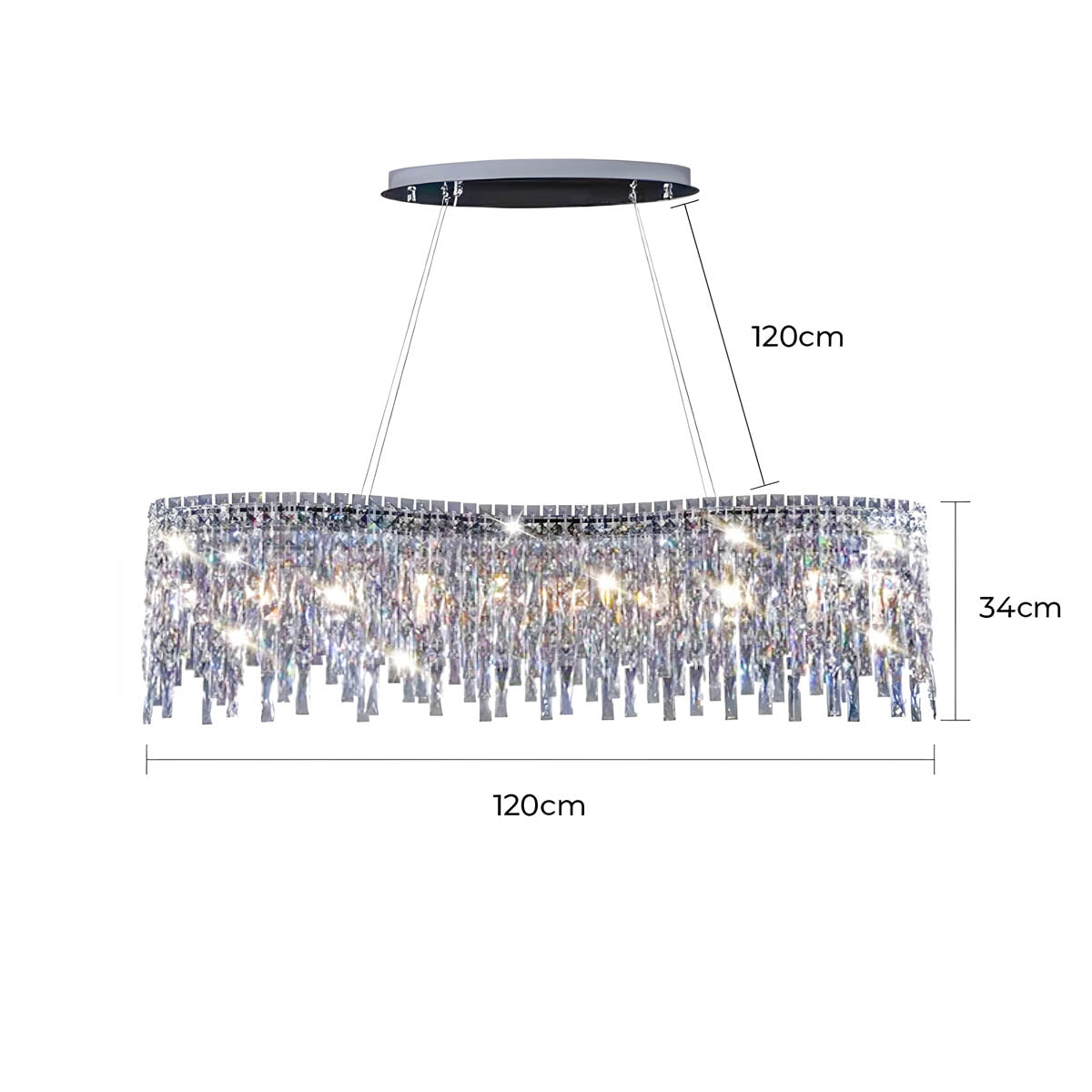 Eastmere Axis Crystal Chandelier — gallery image 11
