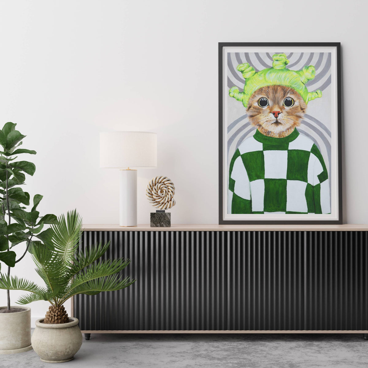 Highwood Axis Cat Wall Art Print — gallery image 9