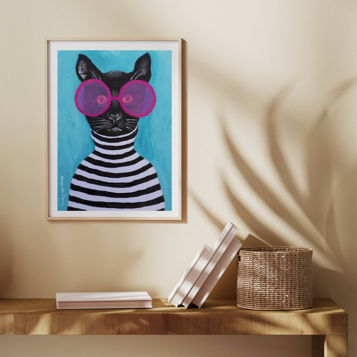Alderwood Axis Cat Wall Art Print — gallery image 10