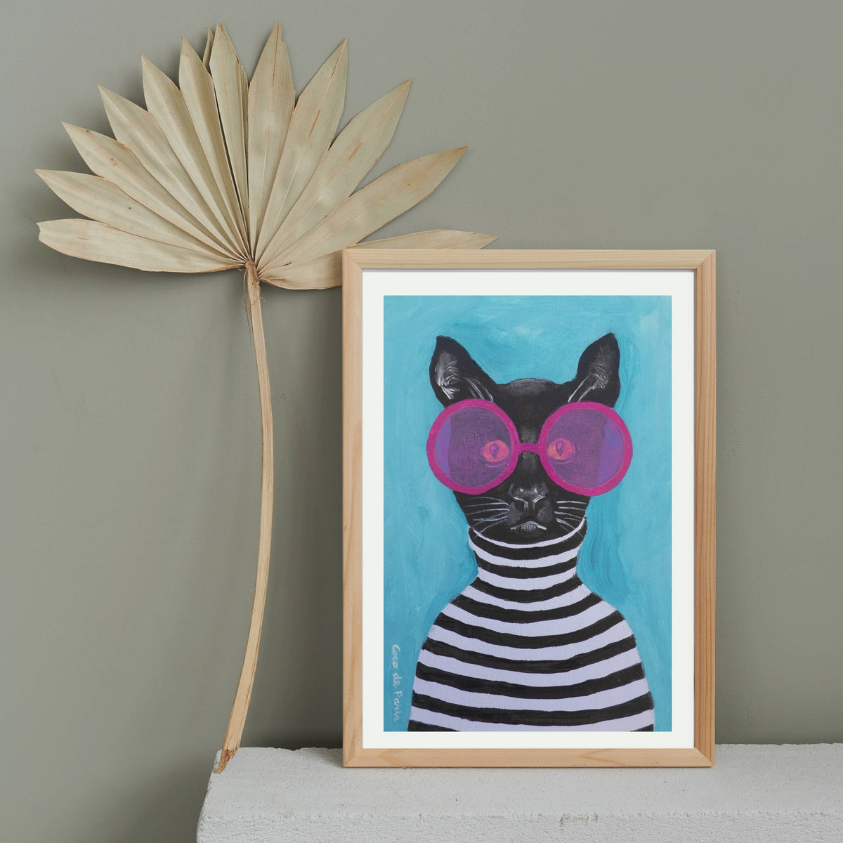 Alderwood Axis Cat Wall Art Print — gallery image 16