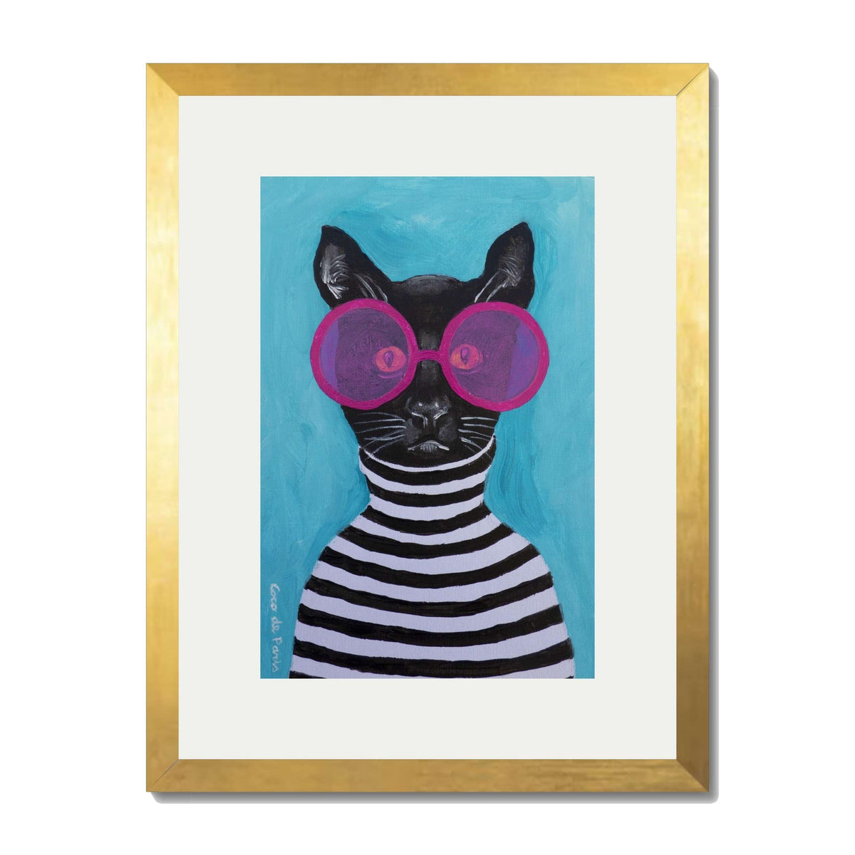 Alderwood Axis Cat Wall Art Print — gallery image 38