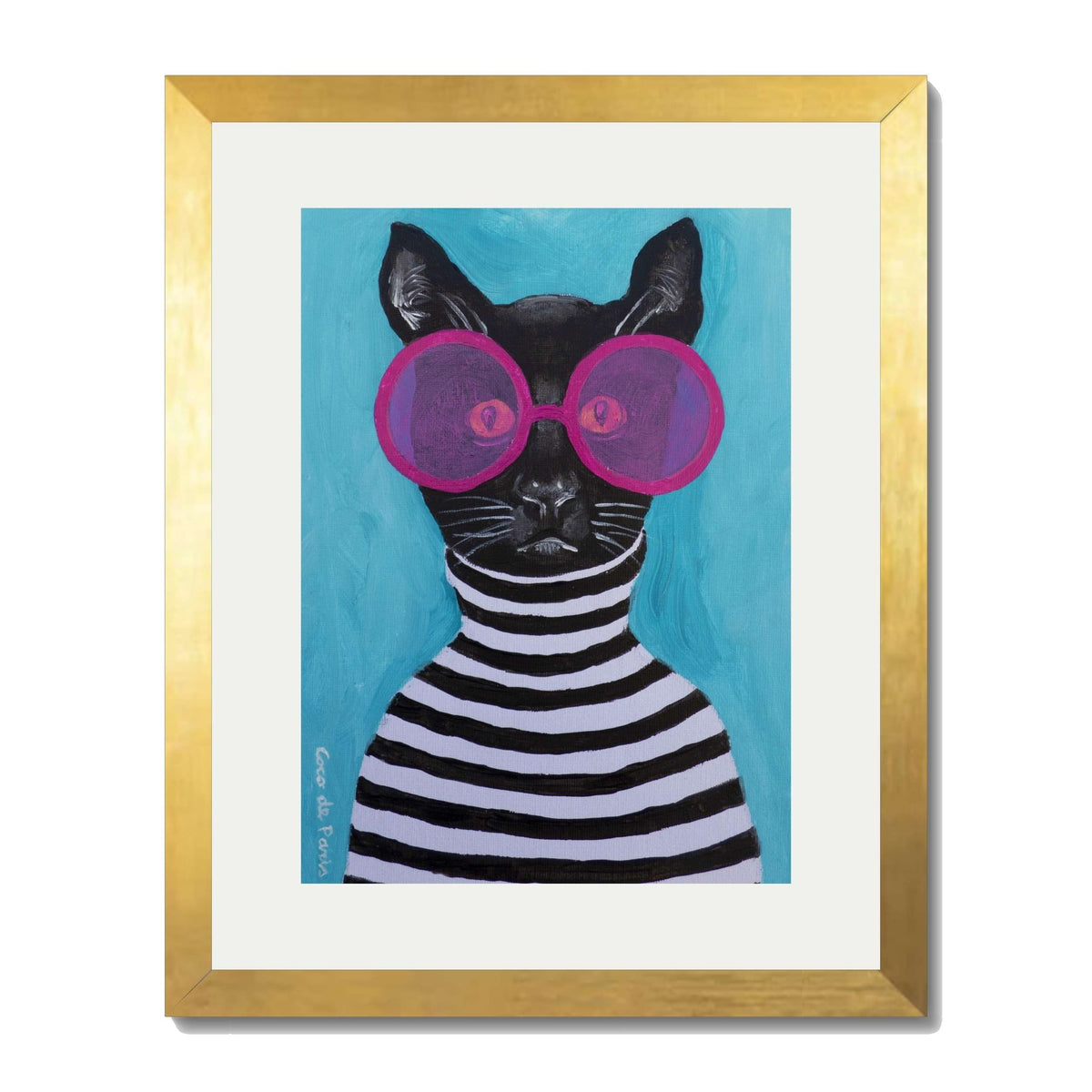 Alderwood Axis Cat Wall Art Print — gallery image 37