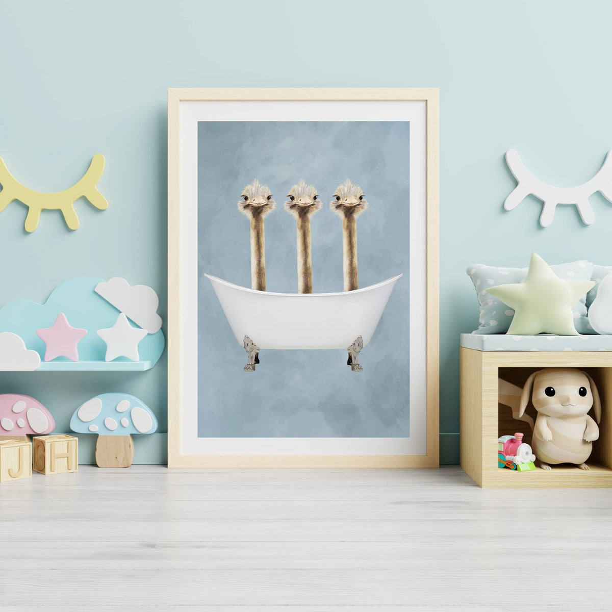 Briarley Axis Ostrich Wall Art Print — gallery image 16