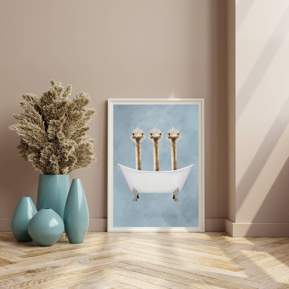Briarley Axis Ostrich Wall Art Print — gallery image 5