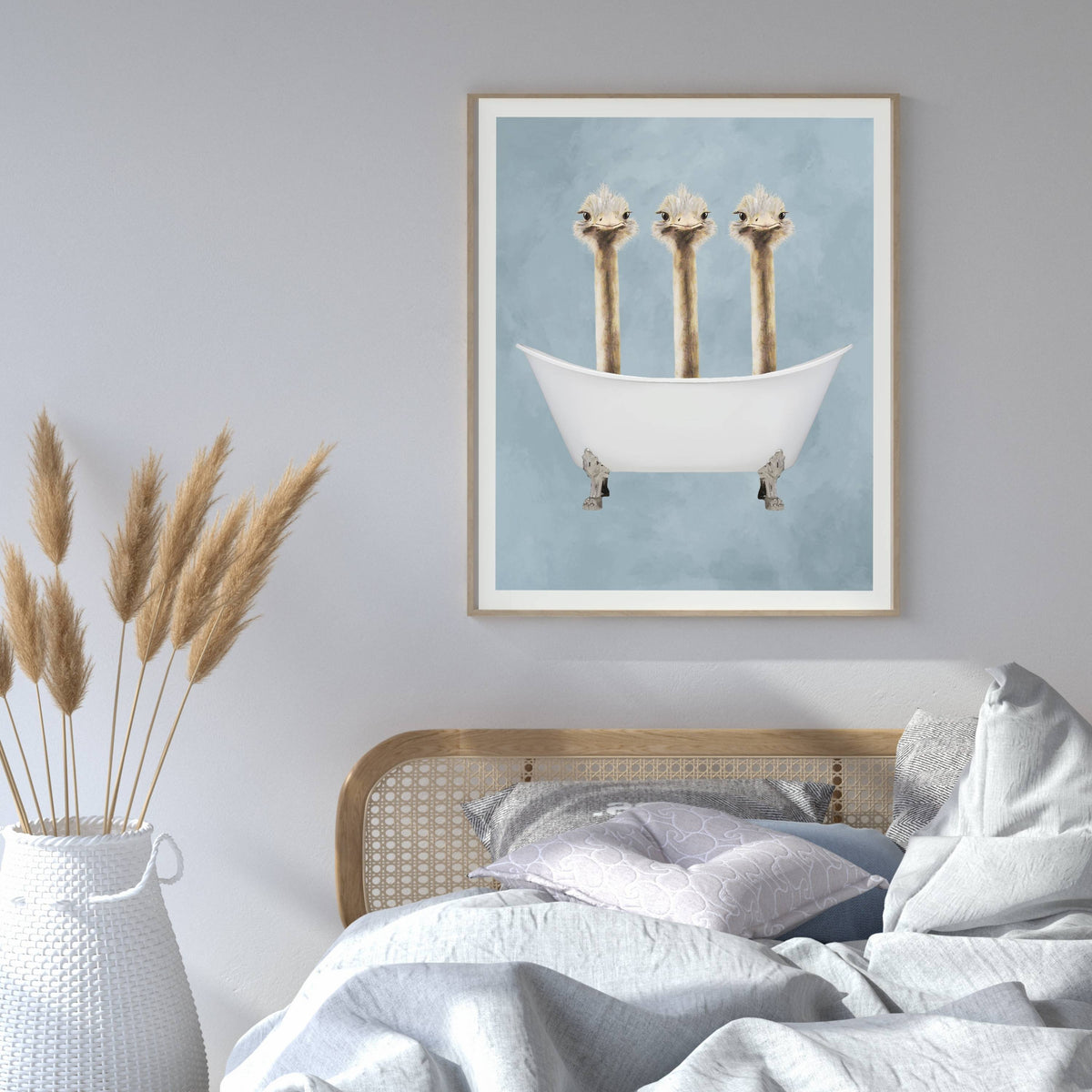 Briarley Axis Ostrich Wall Art Print — gallery image 13