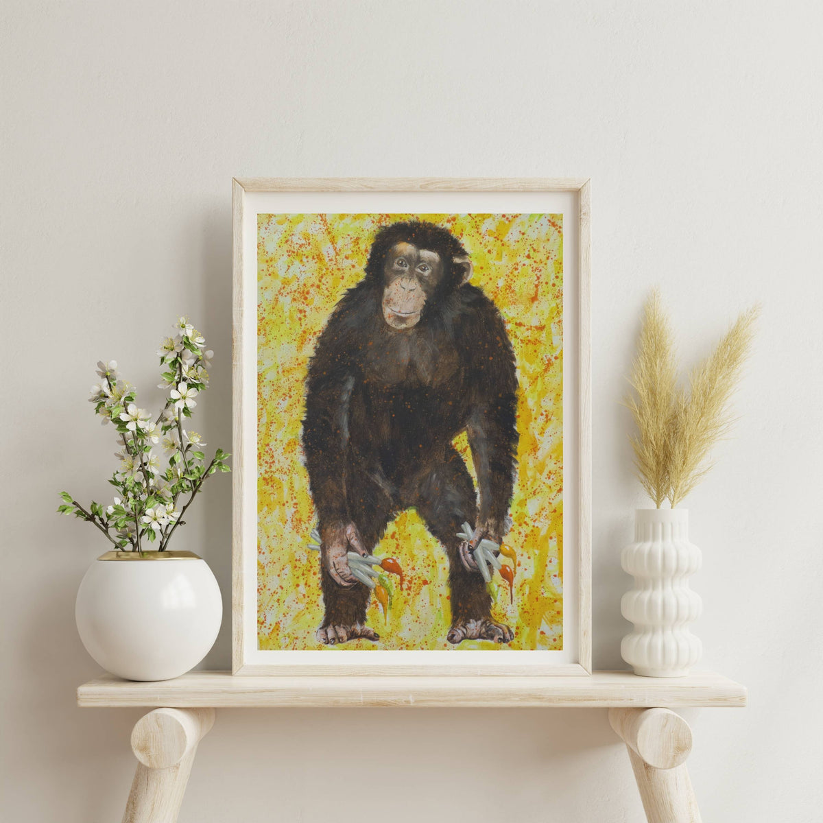Cranford Axis Monkey Wall Art Print — gallery image 3