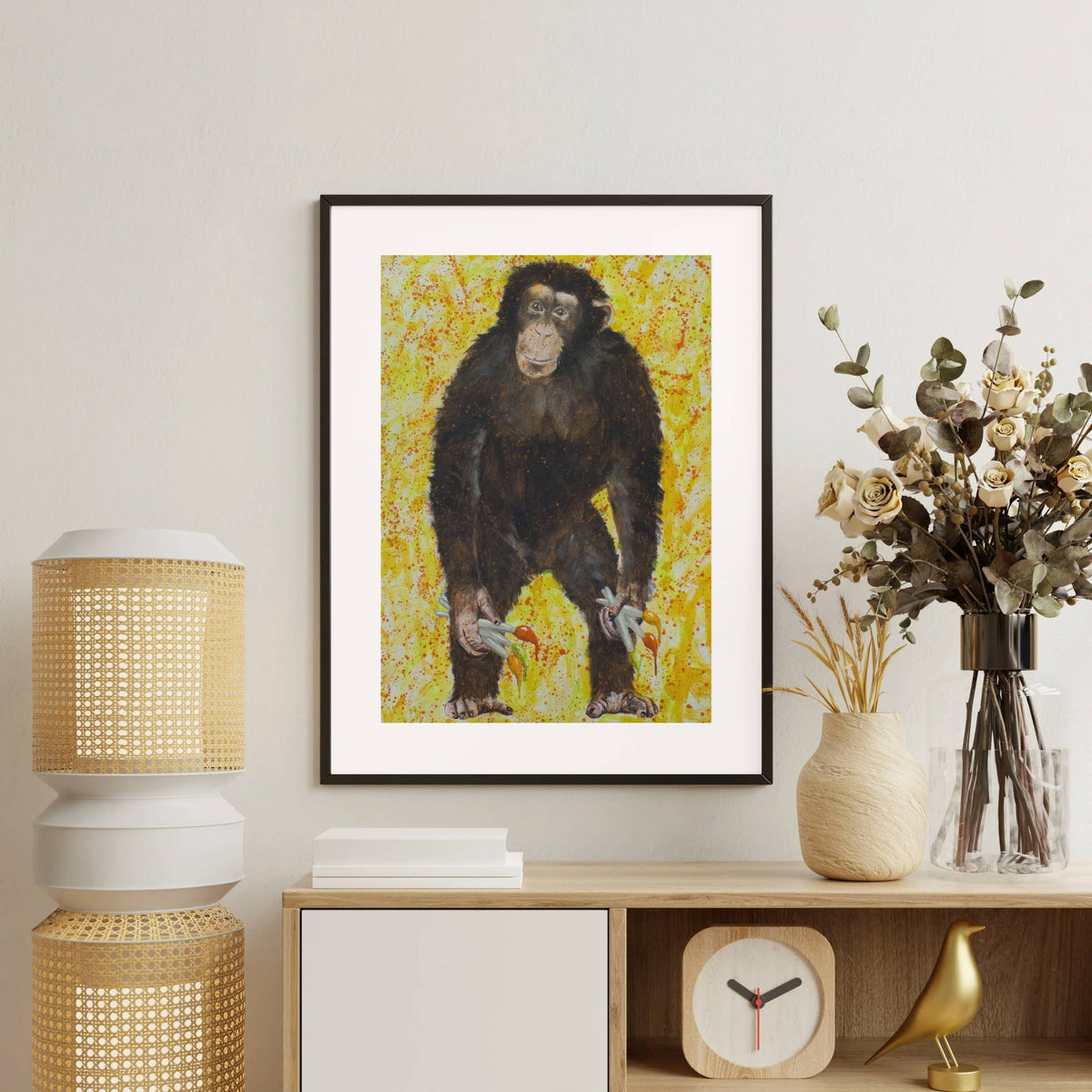 Cranford Axis Monkey Wall Art Print — gallery image 7